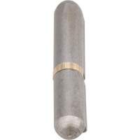 Weld-On Hinge, 0.315" Dia. x 1.575" L, Mild Steel w/Fixed Steel Pin Helyx Safety & Industrial Supplies