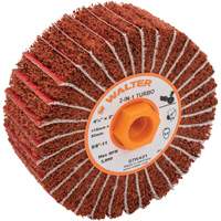 Tambours turbo Two-In-One, 4-1/2" dia. x 2" la, 5/8"-11 Arbre, Grain 60 Helyx Safety & Industrial Supplies