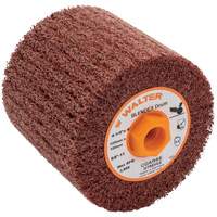 Tambour de conditionnement de surface Blendex ALLSTEEL, 4-1/4" dia. x 4" la, 5/8"-11 Arbre, Grain Cors&eacute; Helyx Safety & Industrial Supplies