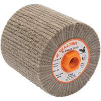 Tambour de conditionnement de surface Blendex ALLSTEEL, 4-1/4" dia. x 4" la, 5/8"-11 Arbre, Grain Fin Helyx Safety & Industrial Supplies