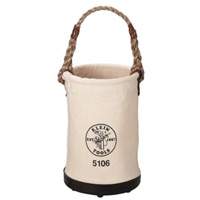 Seau &agrave; paroi droite, 14" h, Toile, Beige Helyx Safety & Industrial Supplies