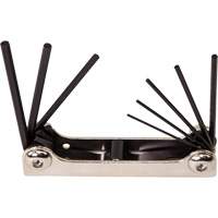 Folding Hex Key Set, 8 Pcs., Imperial Helyx Safety & Industrial Supplies