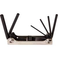 Folding Hex Key Set, 7 Pcs., Metric Helyx Safety & Industrial Supplies