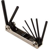 Folding Hex Key Set, 7 Pcs., Metric Helyx Safety & Industrial Supplies
