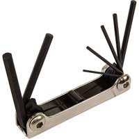 Folding Hex Key Set, 7 Pcs., Metric Helyx Safety & Industrial Supplies