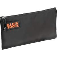 Pochette pour outils avec fermeture &agrave; glissi&egrave;re, Nylon balistique, 1 pochettes, Noir Helyx Safety & Industrial Supplies