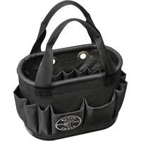 Seau a&eacute;rien &agrave; corps dur avec 29 poches, 14" lo x 10" h, Polyester, Noir Helyx Safety & Industrial Supplies