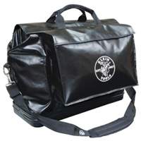 Sac d'&eacute;quipement, Vinyle, 2 pochettes, Noir Helyx Safety & Industrial Supplies
