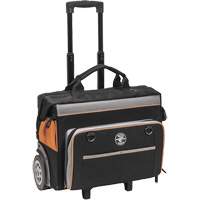 Sac &agrave; outils roulant Tradesman Pro, Polyester balistique, 24 pochettes, Noir/Orange Helyx Safety & Industrial Supplies
