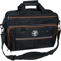 Sac techno Tradesman Pro avec pochette pour ordinateur portable, Polyester, 22 pochettes, Noir/Orange Helyx Safety & Industrial Supplies