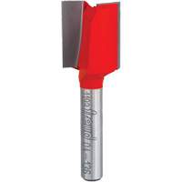 Router Bit - Double Flute Straight Bit, 5/8" Dia., 7/8" H, 2-1/8" L, 1/4" Shank Helyx Safety & Industrial Supplies