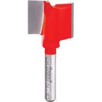 Router Bit - Double Flute Straight Bit, 1" Dia., 3/4" H, 2" L, 1/4" Shank Helyx Safety & Industrial Supplies
