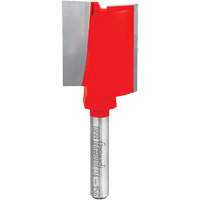 Router Bit - Double Flute Straight Bit, 1" Dia., 3/4" H, 2-9/16" L, 1/4" Shank Helyx Safety & Industrial Supplies