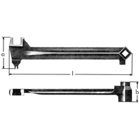 l&eacute;s &agrave; bonde, 2-1/2", Longueur de 15-1/15" Helyx Safety & Industrial Supplies