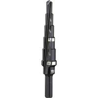 #2 Step Drill Bit, 3/16" - 1/2" , 1/16" Increments, High Speed Steel Helyx Safety & Industrial Supplies