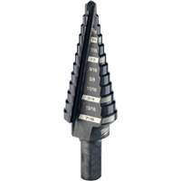 #4 Step Drill Bit, 3/16" - 7/8" , 1/16" Increments, High Speed Steel Helyx Safety & Industrial Supplies