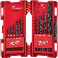 Thunderbolt&reg; Drill Bit Set, 14 Pieces, Steel Helyx Safety & Industrial Supplies