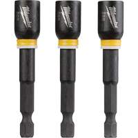 Tourne-&eacute;crou Shockwave Impact Duty, Embout 1/4", Prise 8 mm, 2-9/16" lo, Magn&eacute;tique Helyx Safety & Industrial Supplies