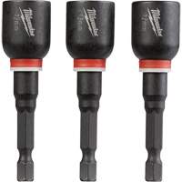 Tourne-&eacute;crou Shockwave Impact Duty, Embout 1/4", Prise 12 mm, 2-9/16" lo, Magn&eacute;tique Helyx Safety & Industrial Supplies