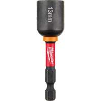 Tourne-&eacute;crou Shockwave Impact Duty, Embout 1/4", Prise 13 mm, 2-9/16" lo, Magn&eacute;tique Helyx Safety & Industrial Supplies
