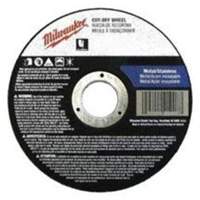 General Purpose Cut-Off Wheels, 4-1/2" x 0.045", 7/8" Arbor, Type 1, Aluminum Oxide, 13580 RPM Helyx Safety & Industrial Supplies