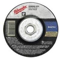 Grinding Wheel, 4-1/2" x 1/4", 5/8"-11 Arbor, Zirconium, Type 27 Helyx Safety & Industrial Supplies