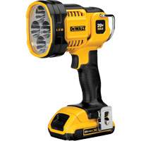 Projecteur &agrave; del pour chantier, DEL, 1000 Lumens, Piles Rechargeable Helyx Safety & Industrial Supplies