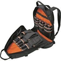 Organiseur de sac &agrave; dos d'&eacute;lectricien Tradesman Pro, 14" lo x 7" la, Noir, Balistique Helyx Safety & Industrial Supplies