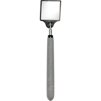 Miroir d'inspection en acrylique, Carr&eacute;e, 2" lo x 2" la, T&eacute;lescopique Helyx Safety & Industrial Supplies