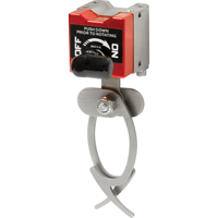 Crochets de suspension avec interrupteur, Longueur de 5-3/4", Diam&egrave;tre de 1-3/4", Capacit&eacute; de 35 lb Helyx Safety & Industrial Supplies