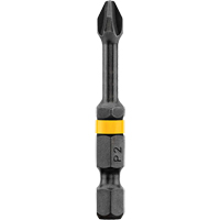 Dewalt 2" Phillips #2 Impact Ready&reg; Bit, Phillips, #2 Tip, 1/4" Drive Size, 2" Length Helyx Safety & Industrial Supplies