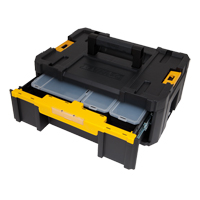 TSTAK&reg; III Tool Box with Single Deep Drawer, 16-3/4" x 12-1/4" x 6-7/8", Black Helyx Safety & Industrial Supplies