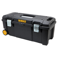Tool Box on Wheels, 12-1/2" W x 28-1/2" D x 12" H, Black Helyx Safety & Industrial Supplies