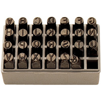 Letter Hand Stamp Set, 27 Pieces Helyx Safety & Industrial Supplies