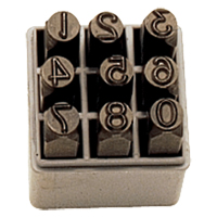 Number Hand Stamp Set, 9 Pieces Helyx Safety & Industrial Supplies