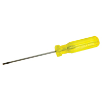 Tournevis &agrave; fente d'&eacute;lectricien, Tige de 1/8", Ronde, 7-1/4" lo, Prise en Plastique Helyx Safety & Industrial Supplies