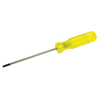 Tournevis &agrave; fente d'&eacute;lectricien, Tige de 5/32", Ronde, 7-3/4" lo, Prise en Plastique Helyx Safety & Industrial Supplies
