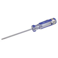 Tournevis &agrave; fente, Tige de 1/8", Ronde, 5-1/2" lo, Prise en Plastique Helyx Safety & Industrial Supplies