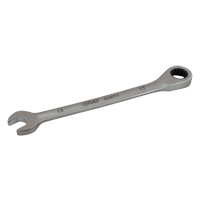 Combination Fixed Head Ratcheting Wrench, 12 Point, 8 mm, Stainless Steel Finish Helyx Safety & Industrial Supplies