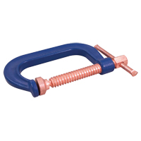 Serre-joint en C, Capacit&eacute; de 4" (102 mm), Profondeur de gorge de 3" (76 mm) Helyx Safety & Industrial Supplies