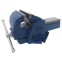 Ductile Iron Mechanics Bench Vise, 4-1/2" Jaw Width, 2-3/5" Throat Depth Helyx Safety & Industrial Supplies