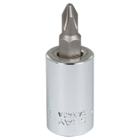 Head Socket, Phillips, #2 x 1.93" L, 3/8" Square Drive Drive Helyx Safety & Industrial Supplies