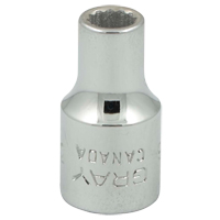 Douille, 3/16", Prise 1/4", 12 pans Helyx Safety & Industrial Supplies