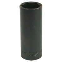 Douille, Chocs, 3/4", Prise 3/8", 6 pans, Profond Helyx Safety & Industrial Supplies