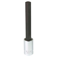 Extra Long Bit  Socket, 10 mm x 4" L, 3/8" Drive Helyx Safety & Industrial Supplies