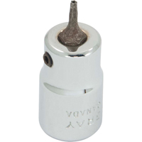 Bit Socket, Torx&reg;, T7 x 2-1/8" L, 3/8" Drive Helyx Safety & Industrial Supplies