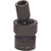 Douille &agrave; joint universel, Chocs, 3/8", Prise , 6 pans Helyx Safety & Industrial Supplies