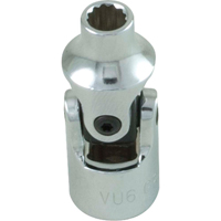 Douille cardan, Prise 1/4", 12 pans Helyx Safety & Industrial Supplies
