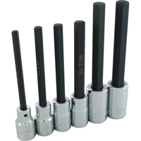 Hex Head Socket Set, Hex, 1/2" Drive, 6 Pcs Helyx Safety & Industrial Supplies
