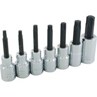 Torx&reg; Head Socket Set, Torx&reg;, 1/2" Drive, 7 Pcs Helyx Safety & Industrial Supplies